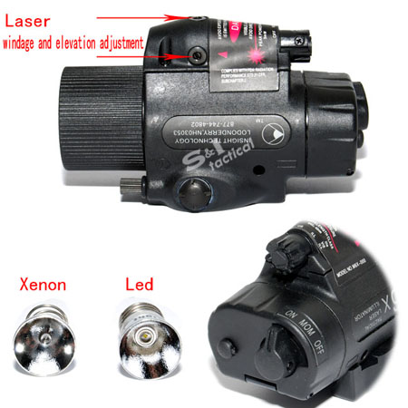 SureFire M6X BK Laser & Illuminator Flashlight with Led & Xenon